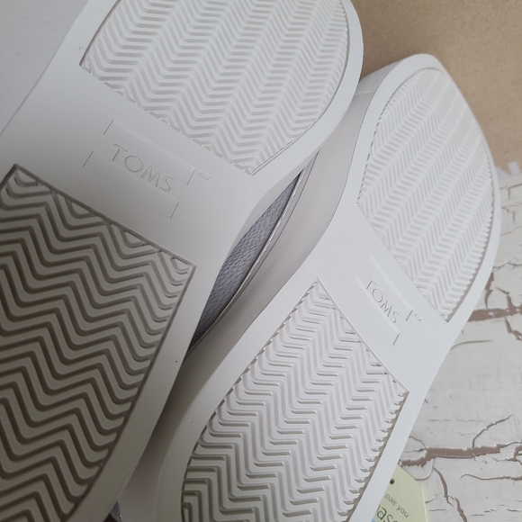 NEW TOMS 10 Lenox Drizzle Grey Nubuck - Picture 5 of 6